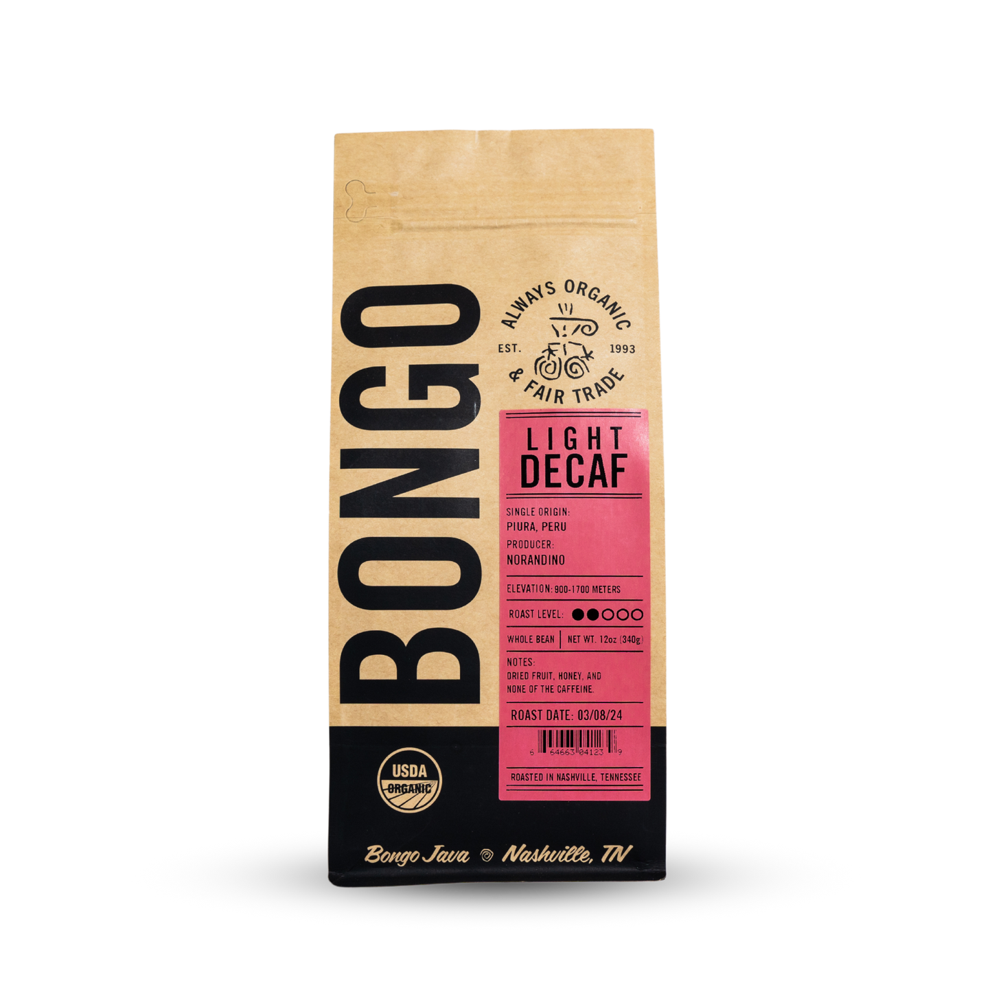 Light Decaf - BongoJava.com