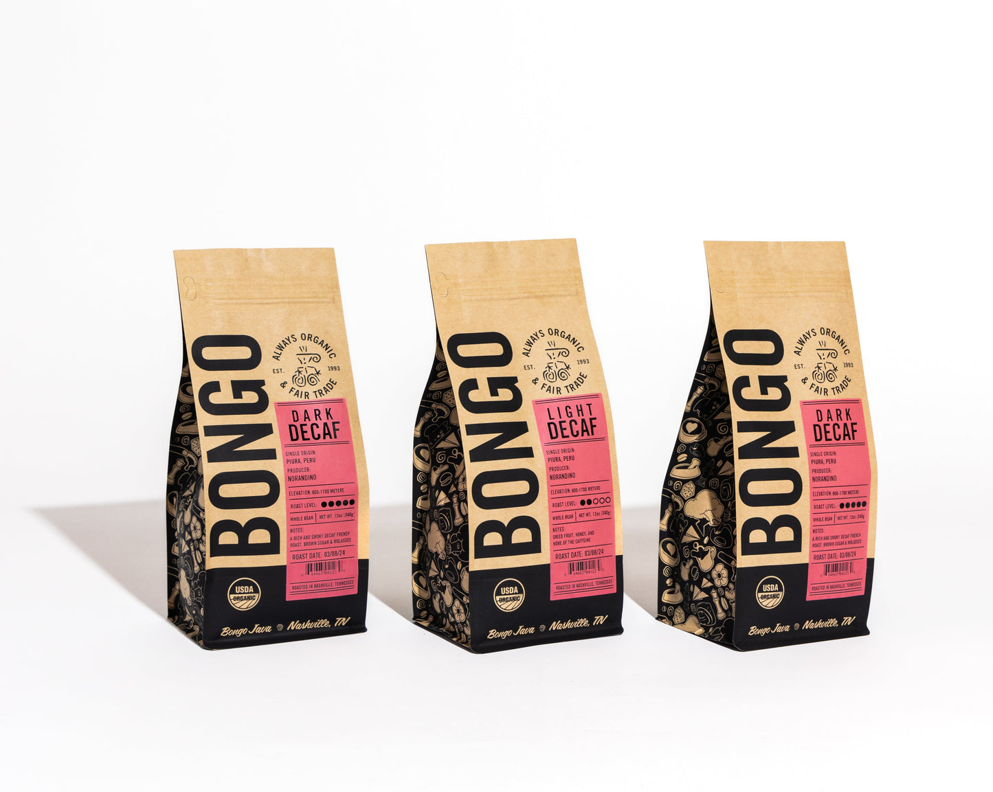 Decaf Blends - 3 Bag Combo Subscription