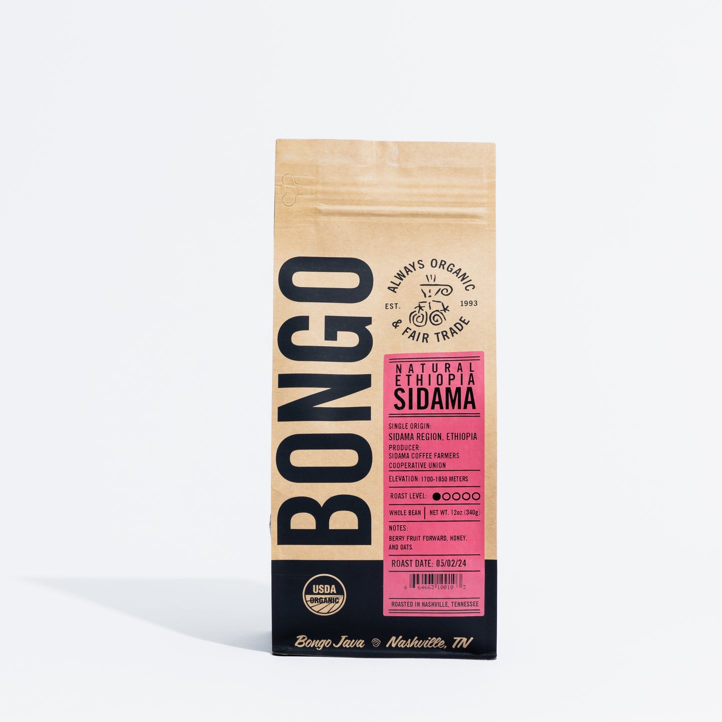Natural Ethiopia Sidama 12oz- Office Subscription - BongoJava.com