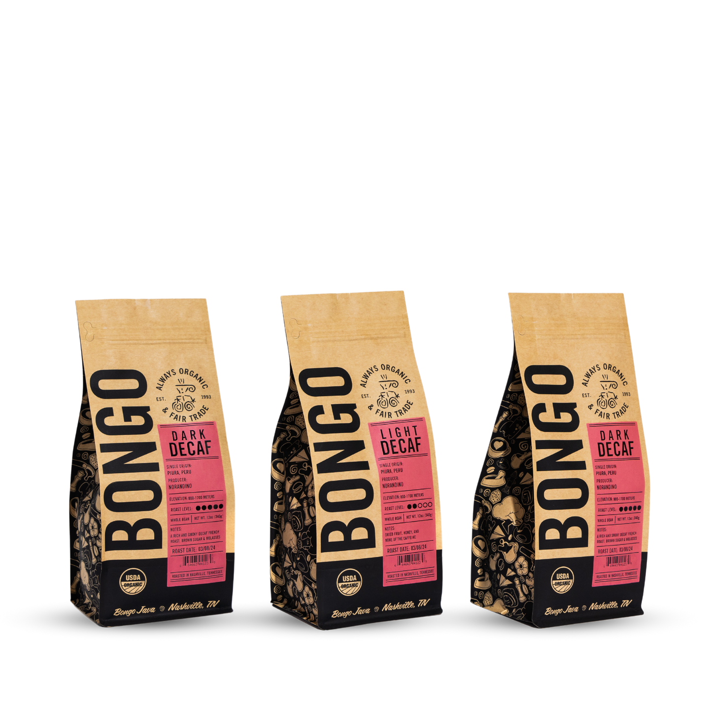 Decaf Blends - 3 Bag Combo Subscription