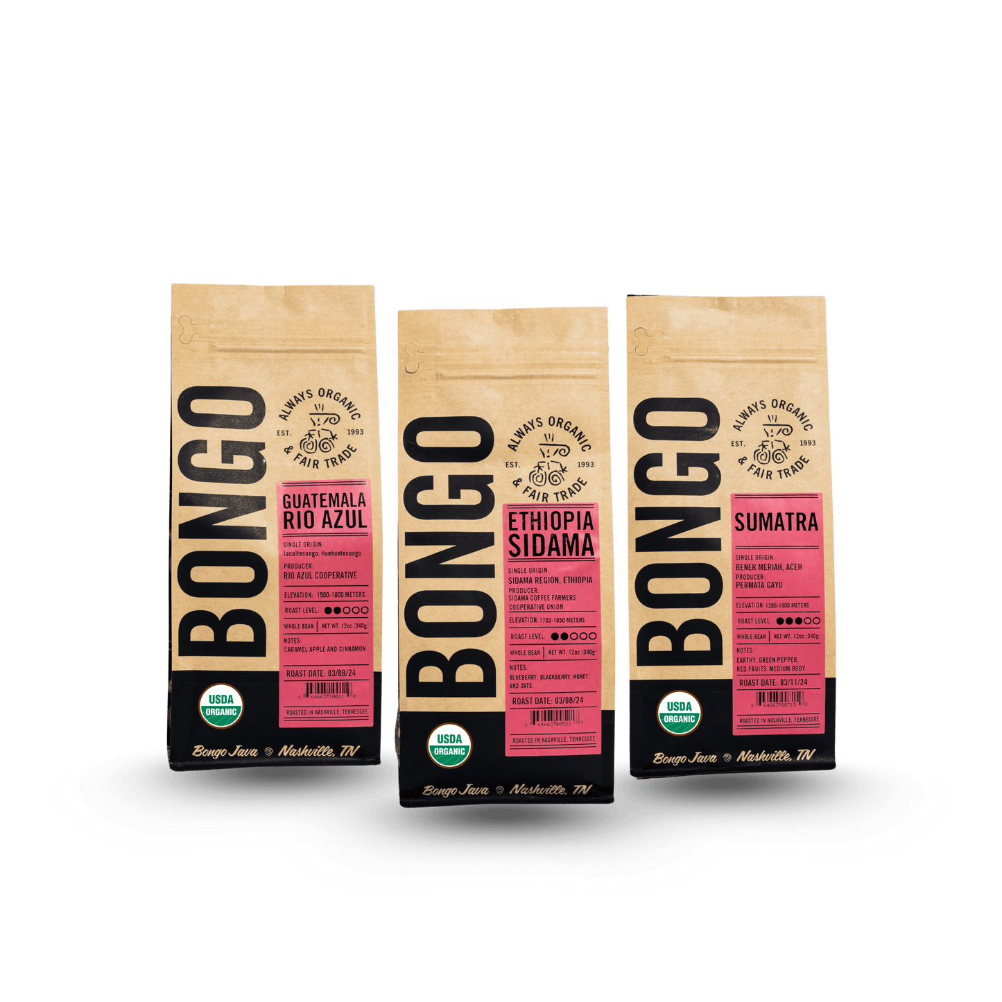 Single Origin Trio - Bongo Roasting Co.