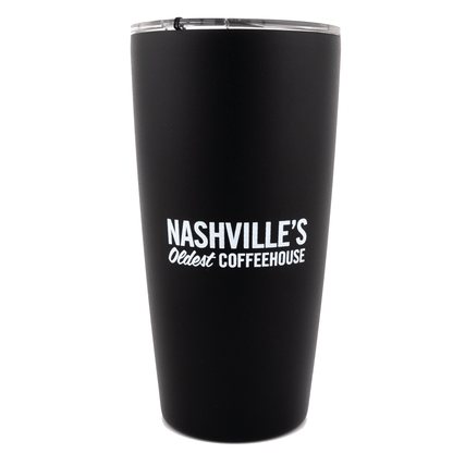 Bongo Java 16 oz Tumbler with Slide Lid (Black) - Bongo Roasting Co.