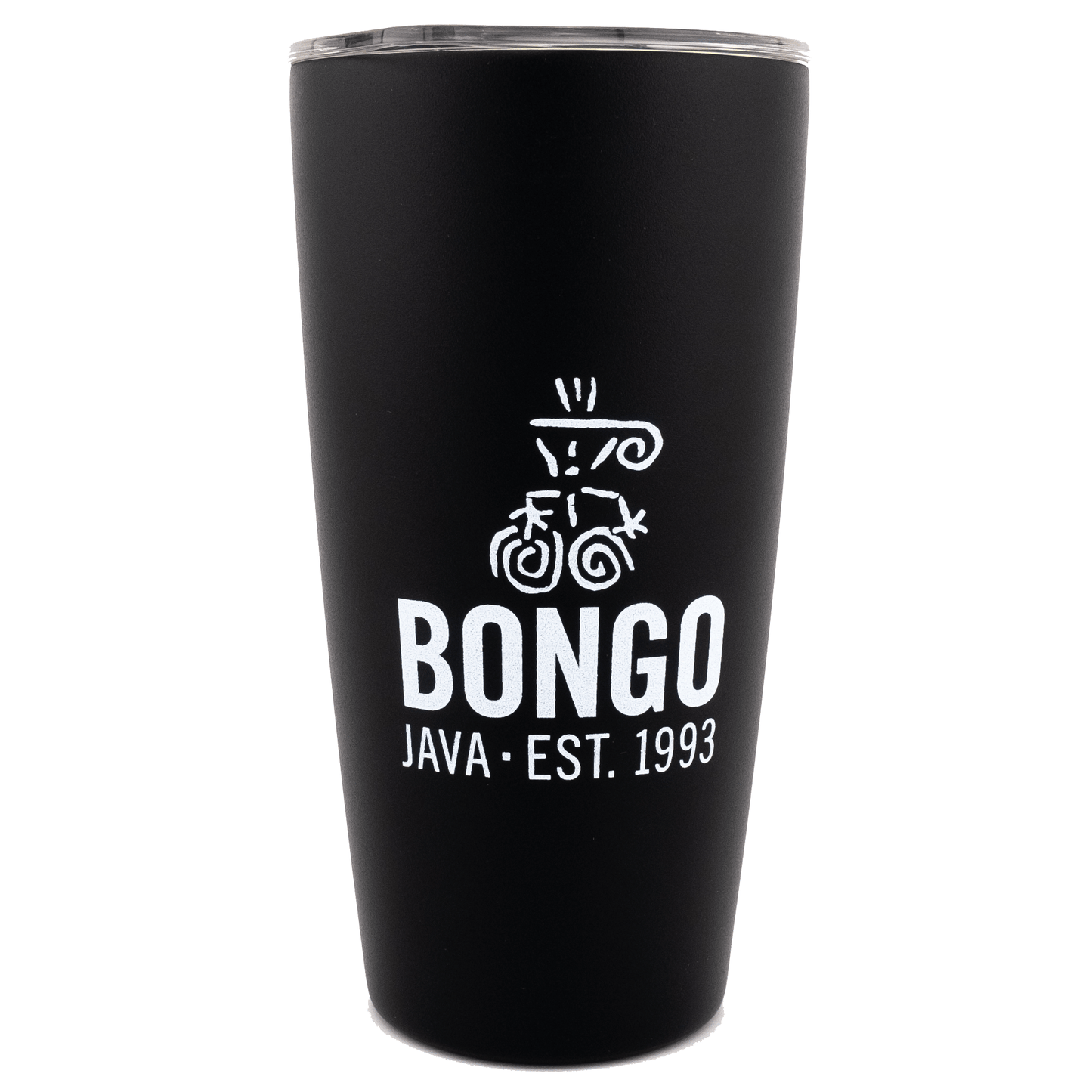Bongo Java 16 oz Tumbler with Slide Lid (Black) - Bongo Roasting Co.