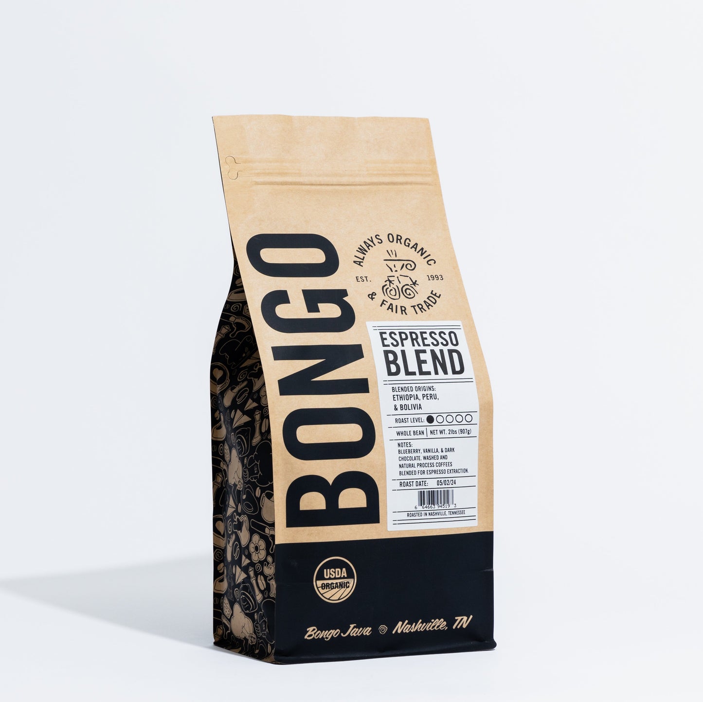 Espresso Blend 5lb - Office Subscription - Bongo Roasting Co.